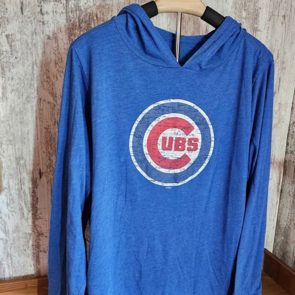 Chicago Cubs Womens 3X Pajamas Long Sleeve Hooded Shirt and Pants